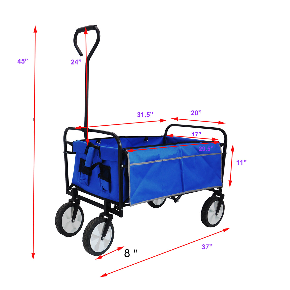 Folding Wagon (Blue)