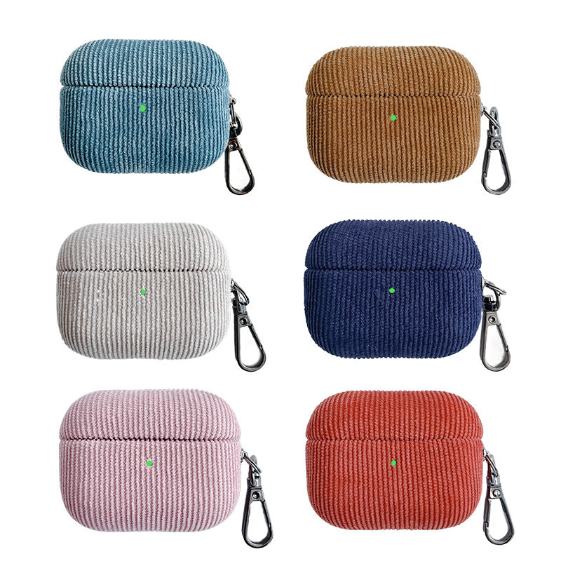 Corduroy Apple wireless earphone case (AirPods Pro 2)
