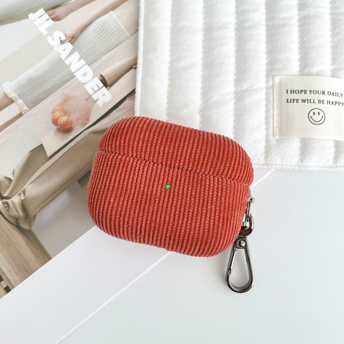 Corduroy Apple wireless earphone case (AirPods Pro 2)