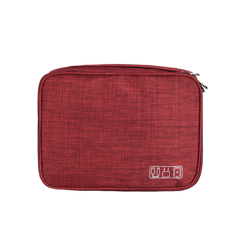 Waterproof travel cable organizer bag