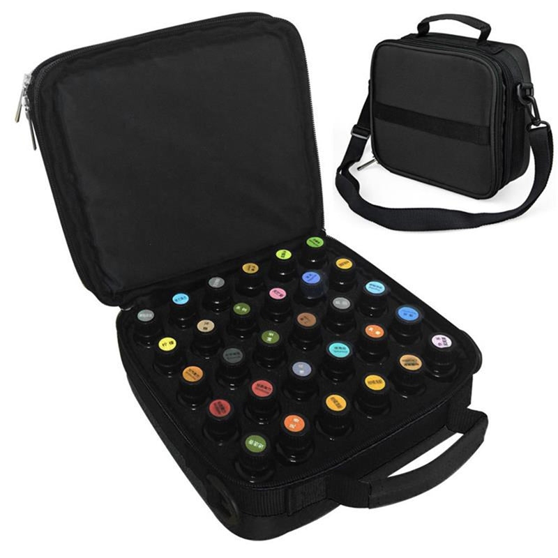 42 Bottles Essential Oil Carrying Case Make Up Storage Bag