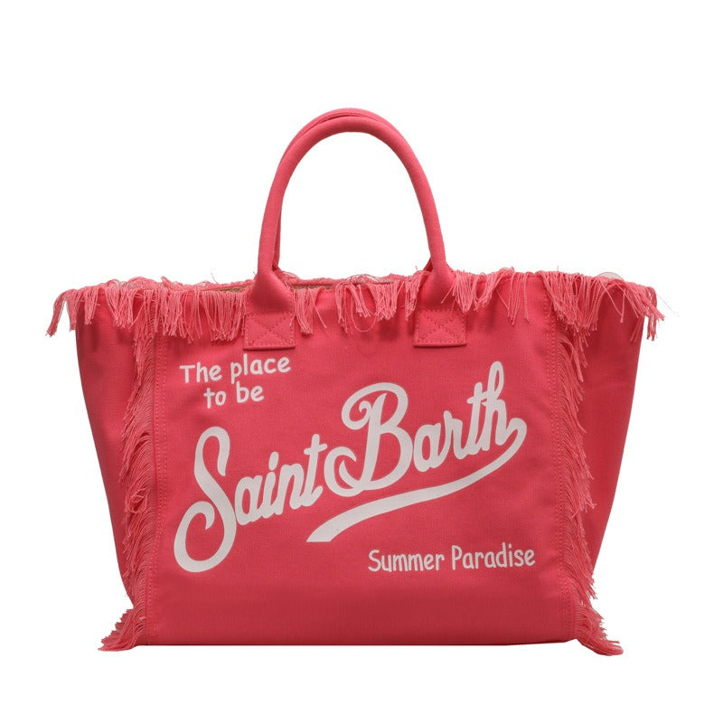Denim Large Capacity Tote Bag