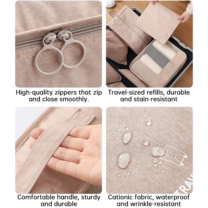 7Pcs travel packing cubes