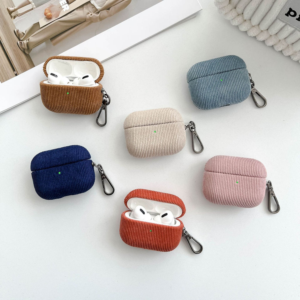 Corduroy Apple wireless earphone case (AirPods Pro 2)