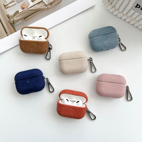 Corduroy Apple wireless earphone case (AirPods Pro 2)