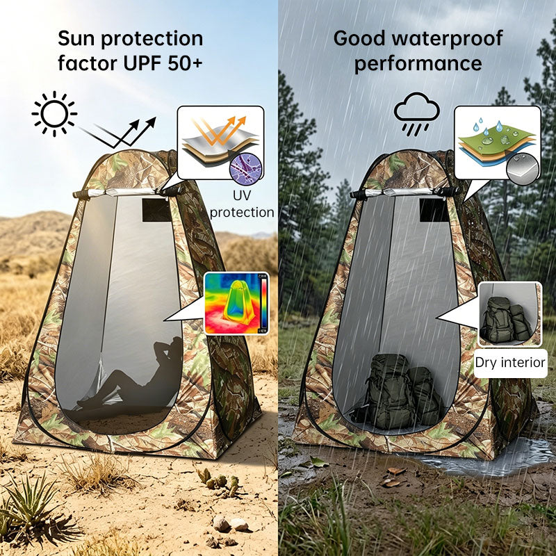 Portable outdoor camping tent: Single person