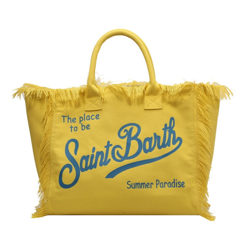Denim Large Capacity Tote Bag
