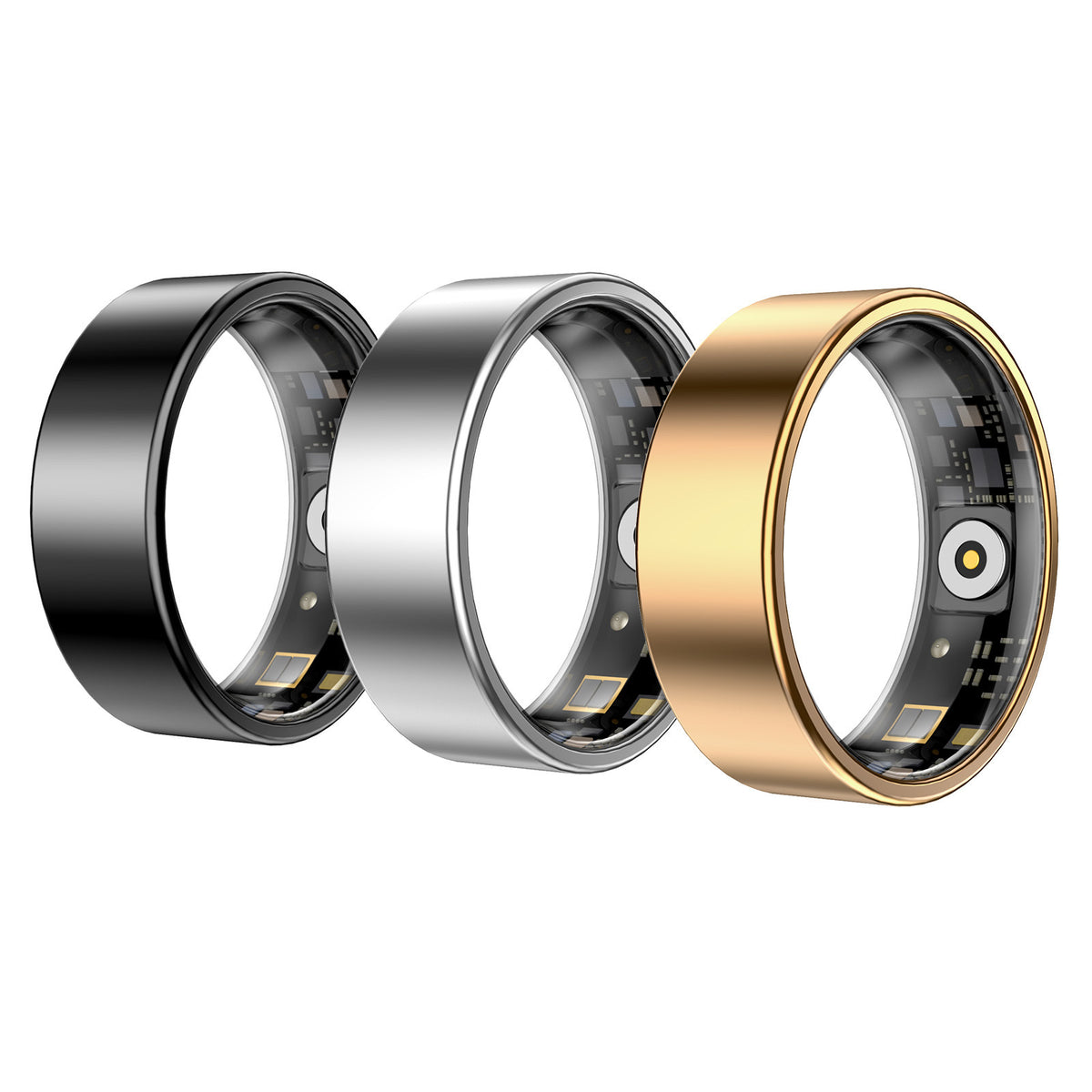 Smart fitness tracker with step counting, gesture control