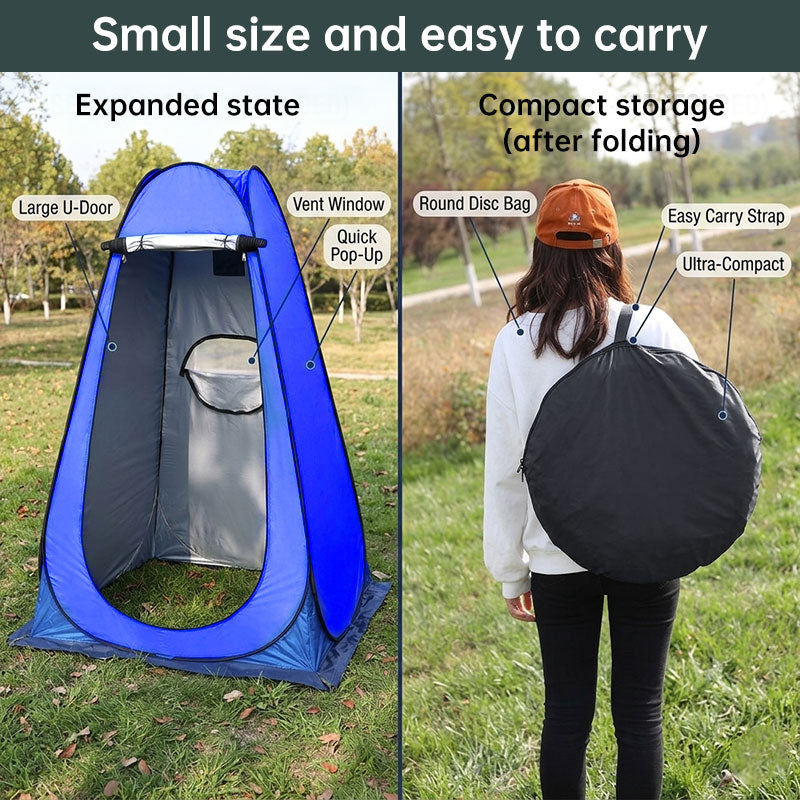 Portable outdoor camping tent: Single person