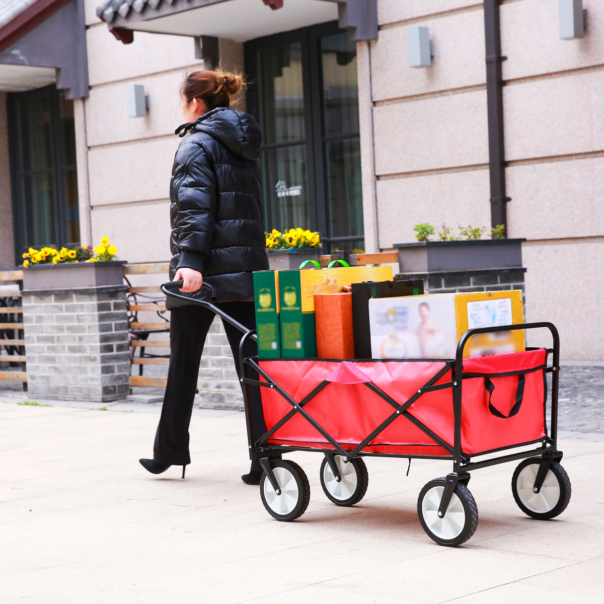 Folding Wagon (Red)