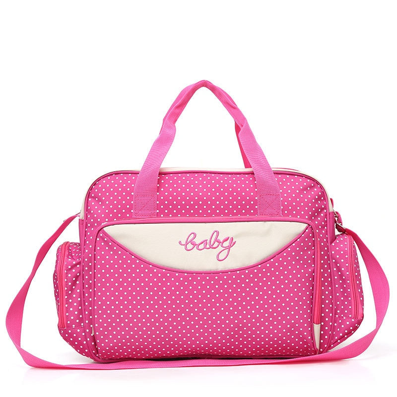 5 pieces multifunctional large capacity mother diaper bag for babies
