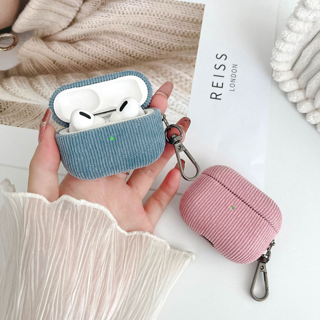 Corduroy Apple wireless earphone case (AirPods Pro 2)