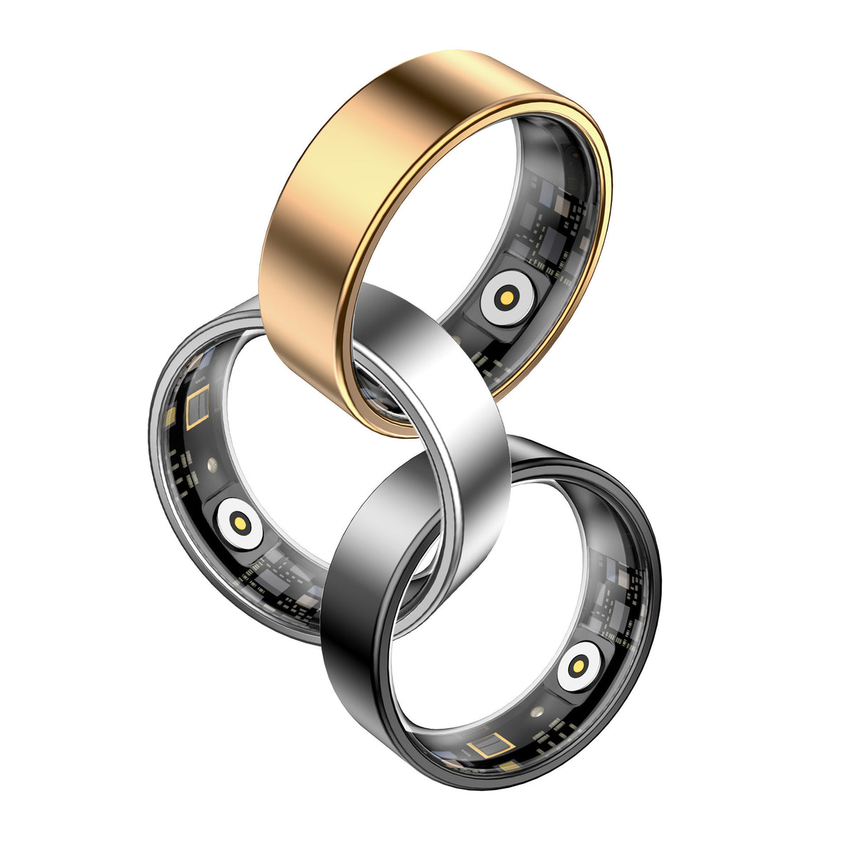 Smart fitness tracker with step counting, gesture control