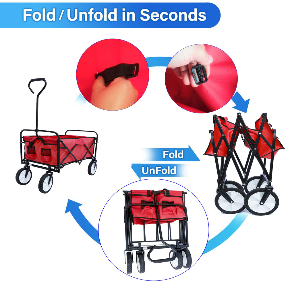 Folding Wagon (Red)