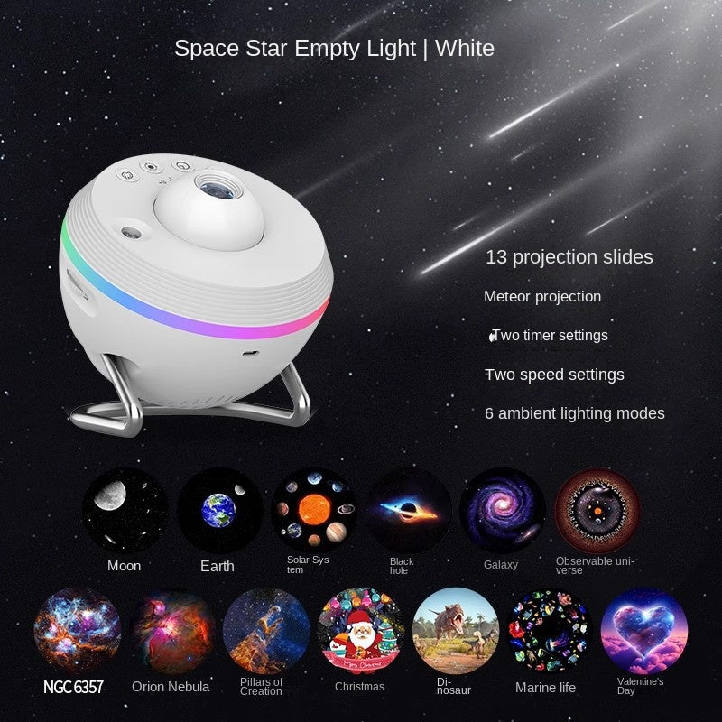 Dynamic galaxy projection lamp