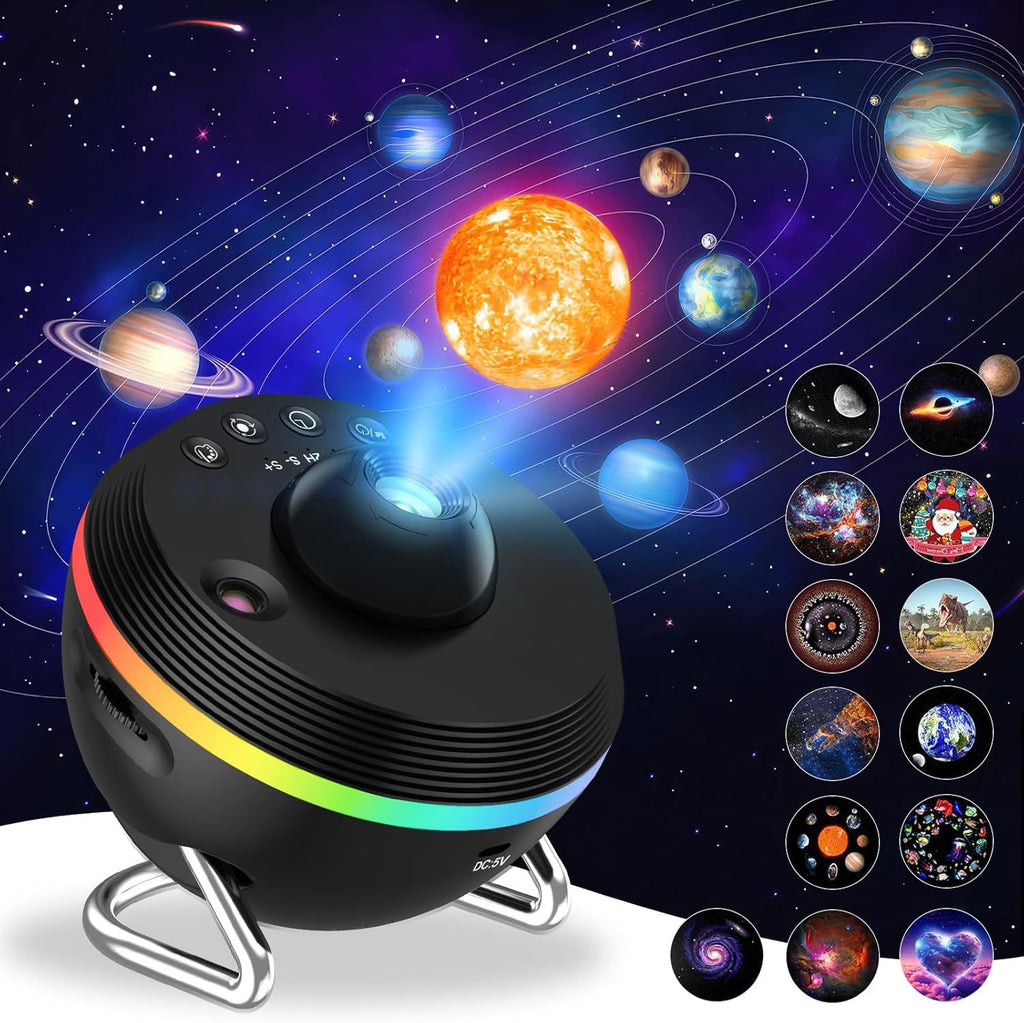Dynamic galaxy projection lamp
